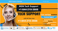 Desktop Screenshot of msnsupportnumber.com